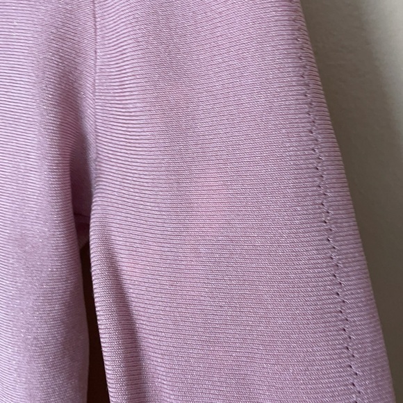 Jonathan Simkhai Metallic Stripe Bell Sleeve Top - Picture 4 of 4